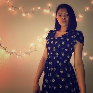 LA HEARTS Floral Romper